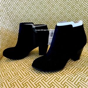 Cute suede booties!